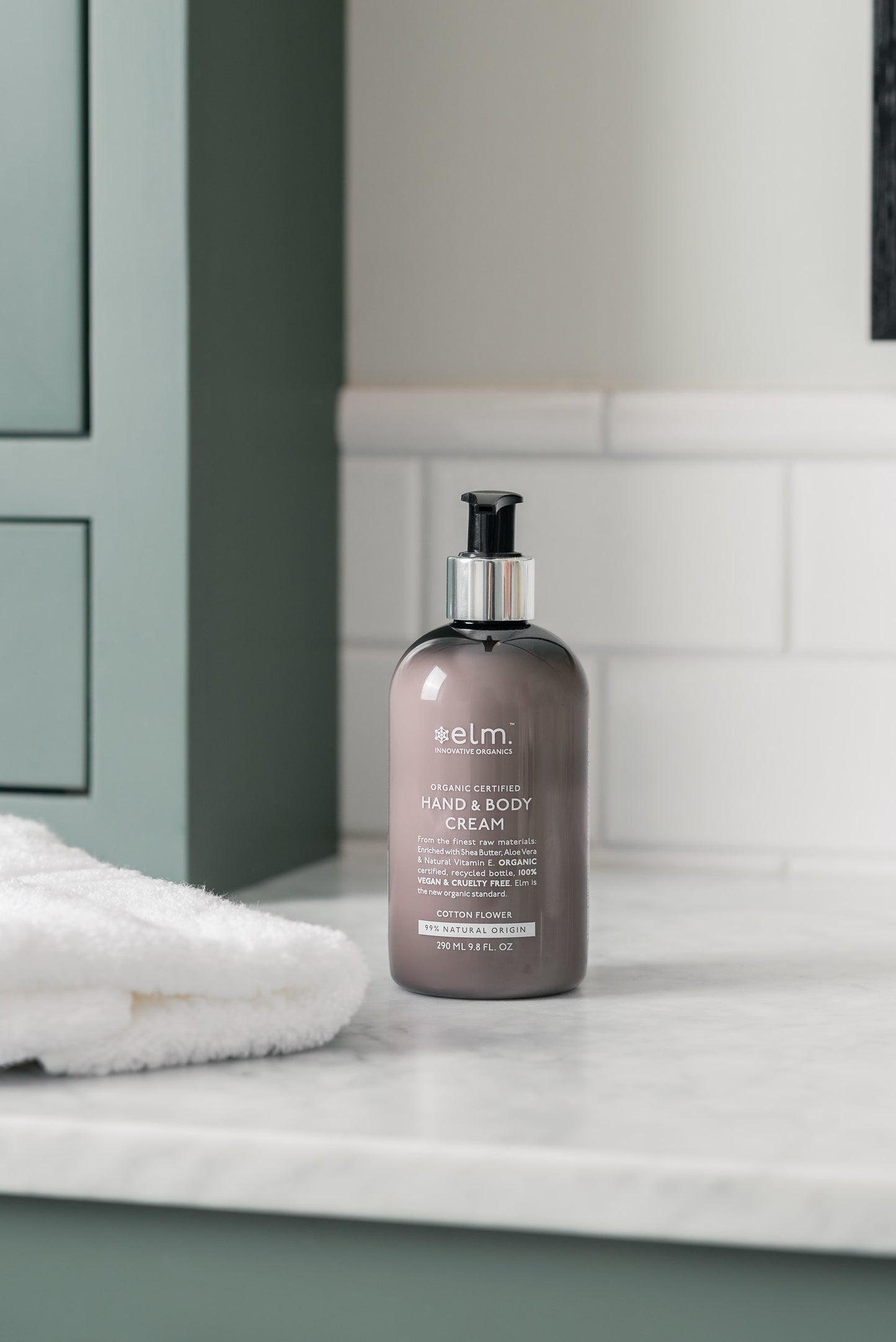 Elm Cotton Flower Hand & Body Cream (290ml)