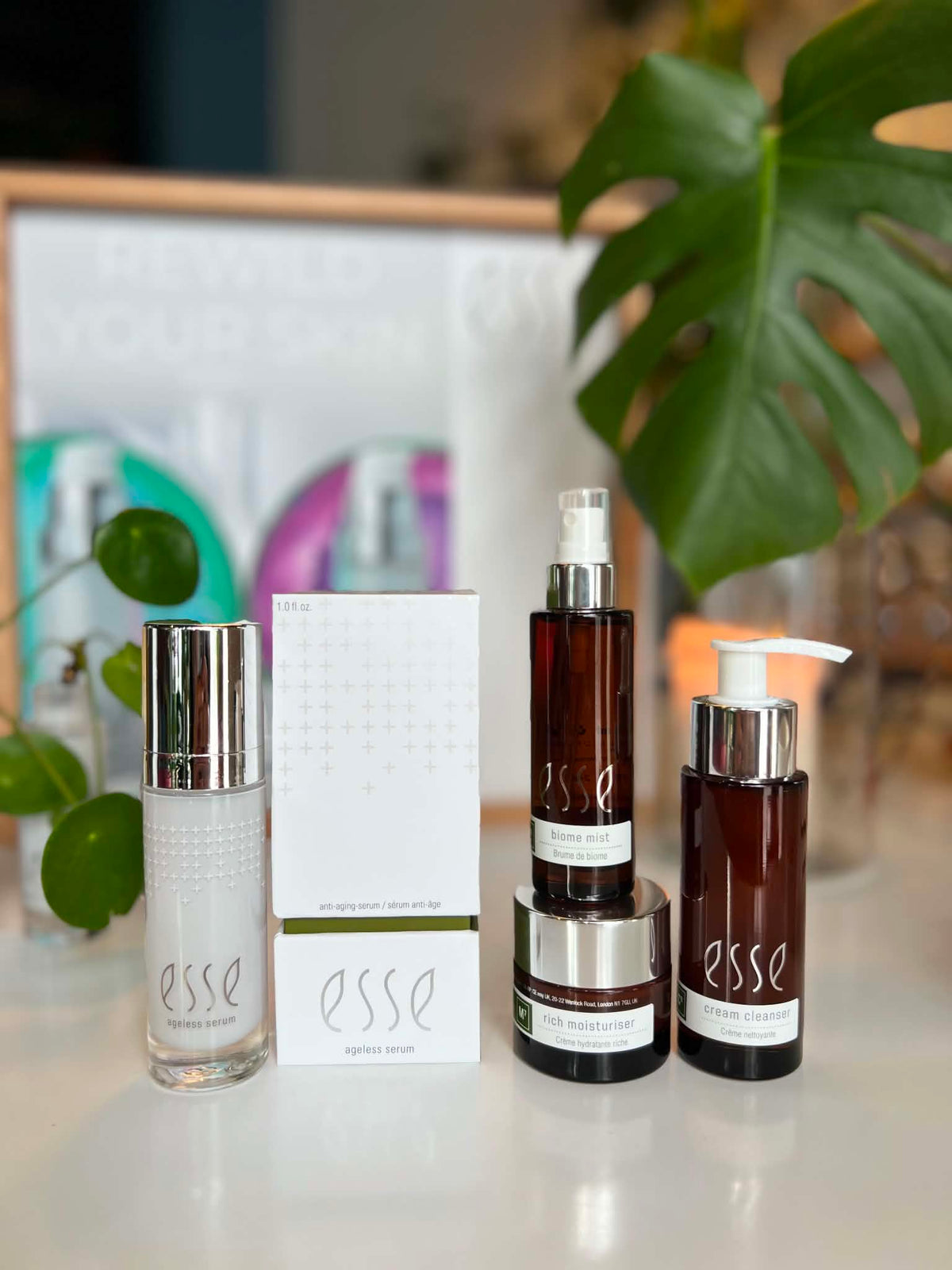 Høstpakke Esse: Ageless Serum + Cleanser/Mist/Moisturiser